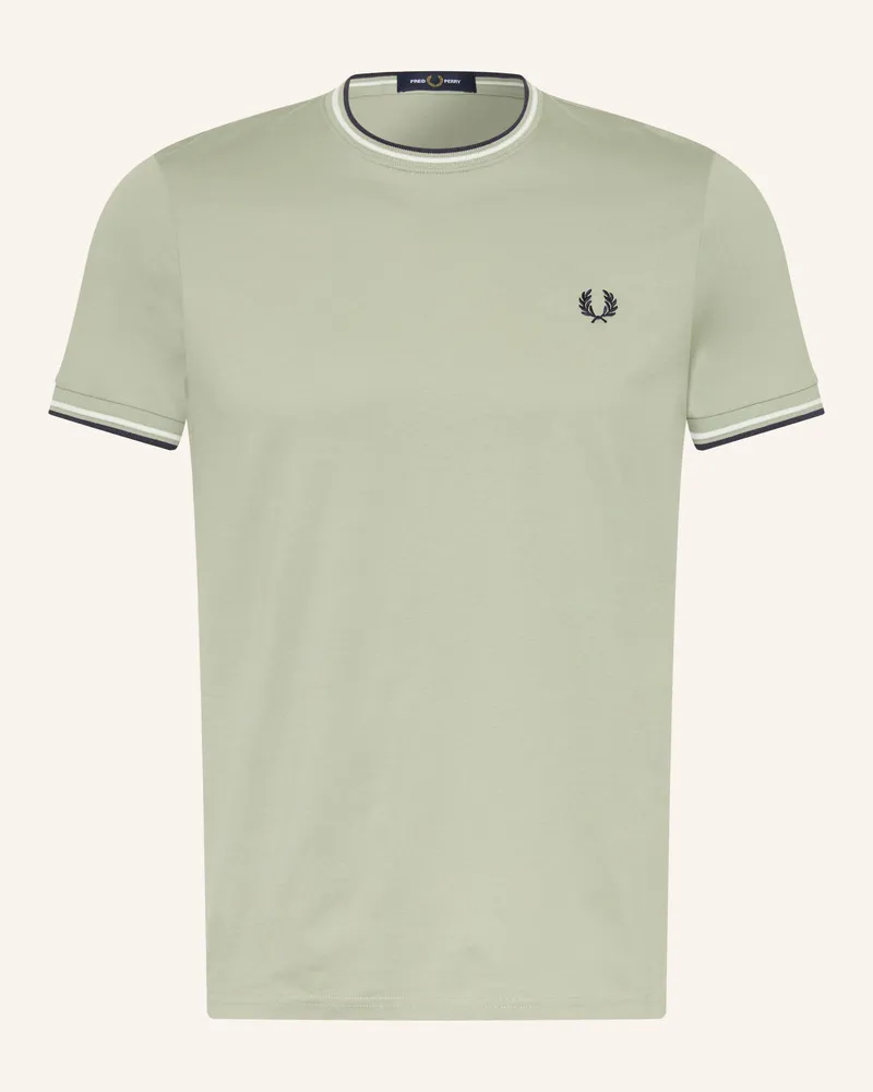 Fred Perry T-Shirt gruen Hellgrün
