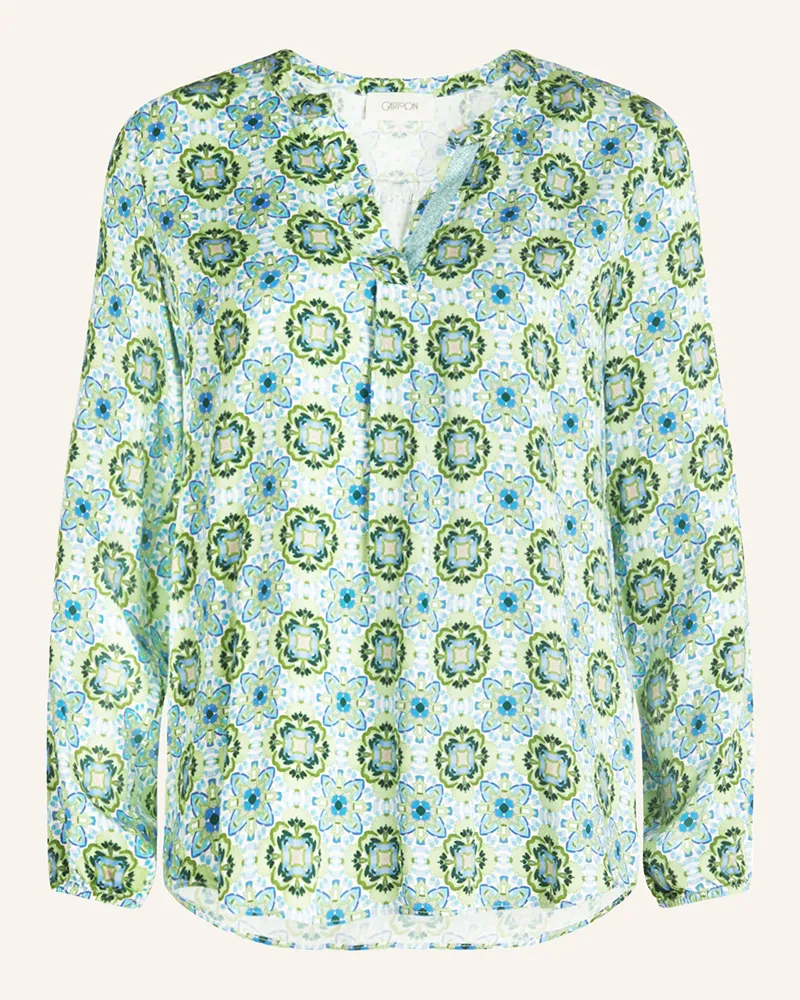 Cartoon Blusenshirt gruen Hellgrün