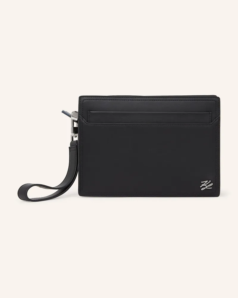 Karl Lagerfeld K/Autograph Clutch schwarz Schwarz
