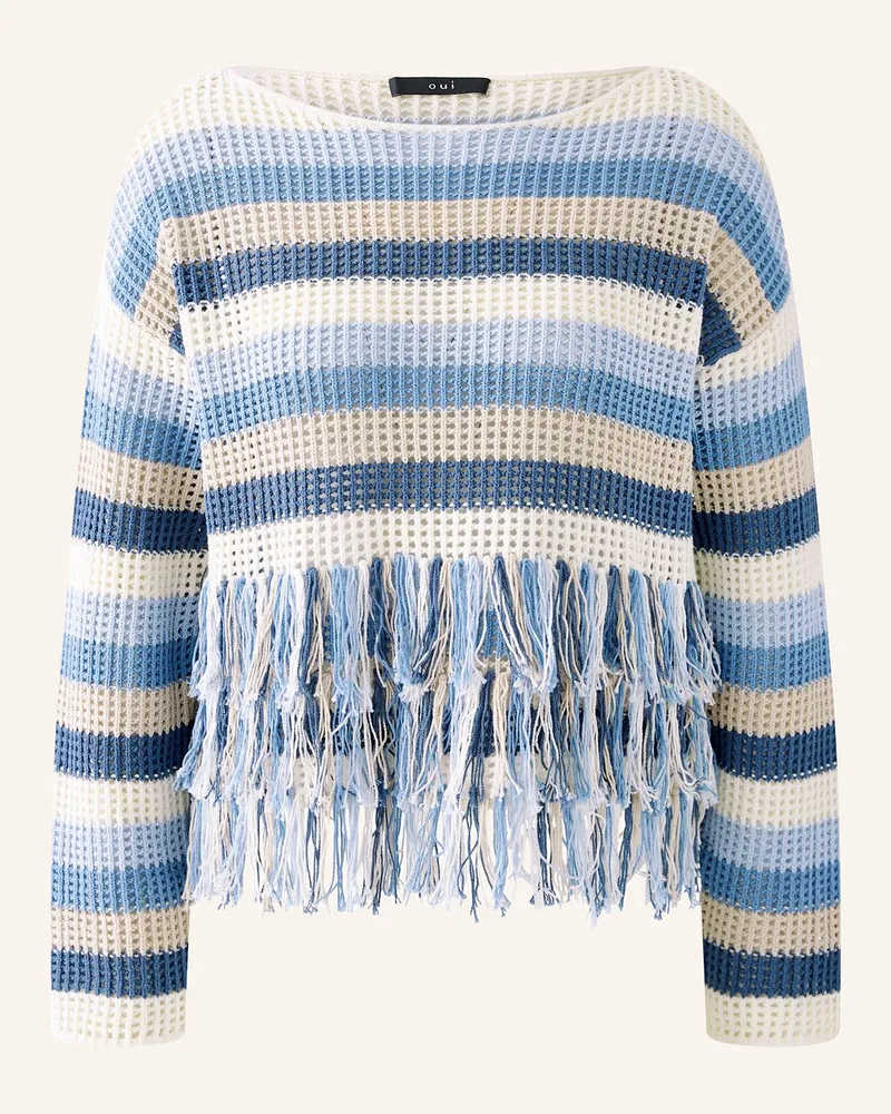 Oui  Pullover Blau