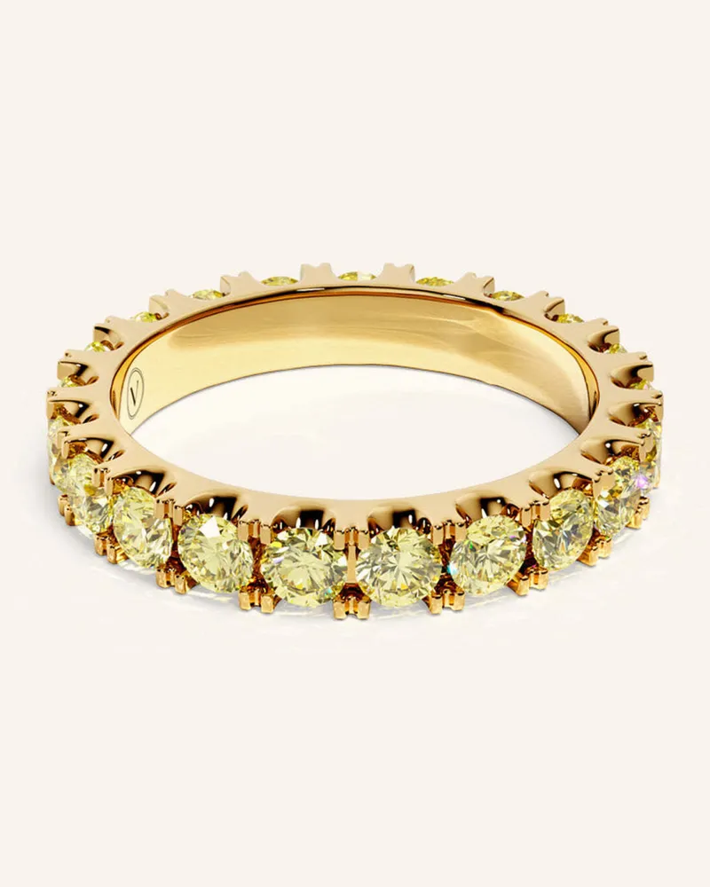 VEYNOU Ring Memory Aus 18 Karat Gelbgold Und 2,20ct. Gelbe Lab-Grown Diamanten gold Gold