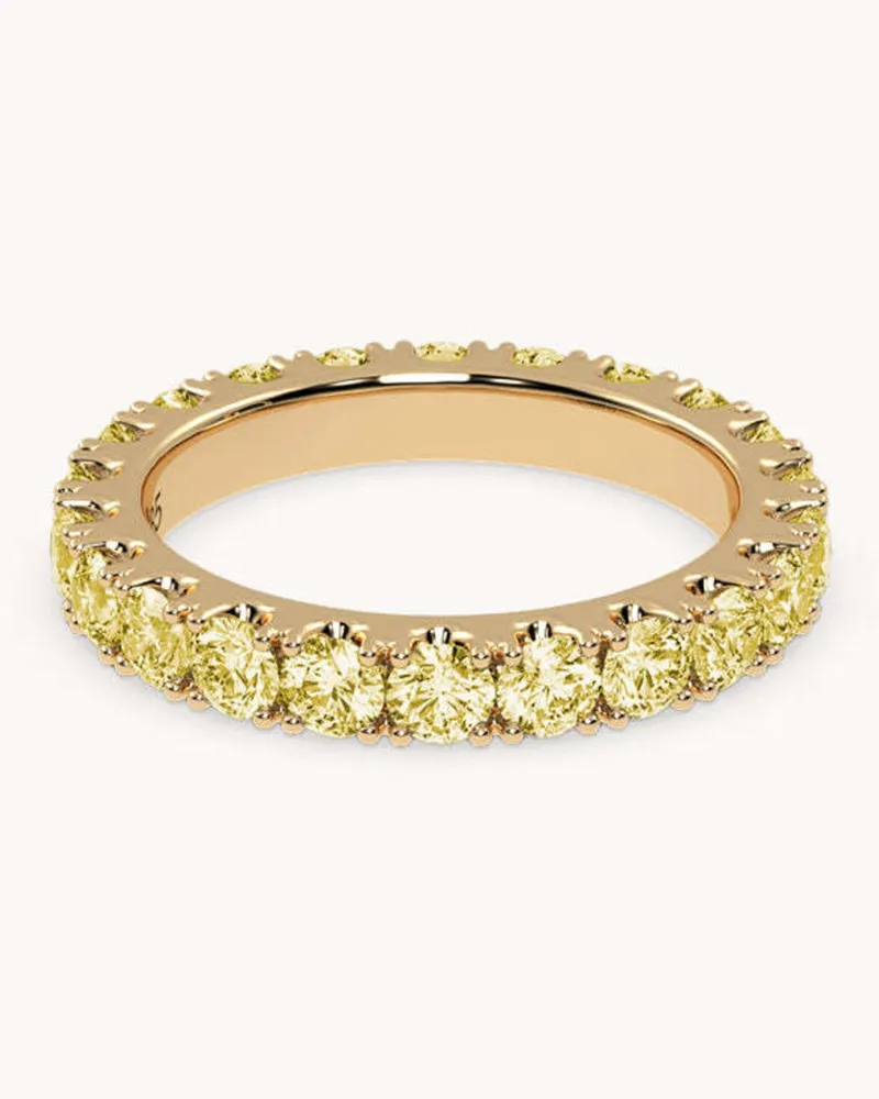VEYNOU Ring Memory Aus 18 Karat Gelbgold Und 2,20ct. Gelben Diamanten gold Gold