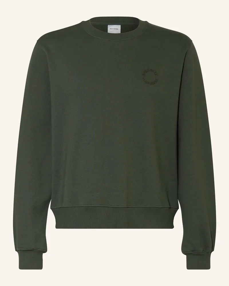 Daily Paper Sweatshirt Orbit gruen Dunkelgrün