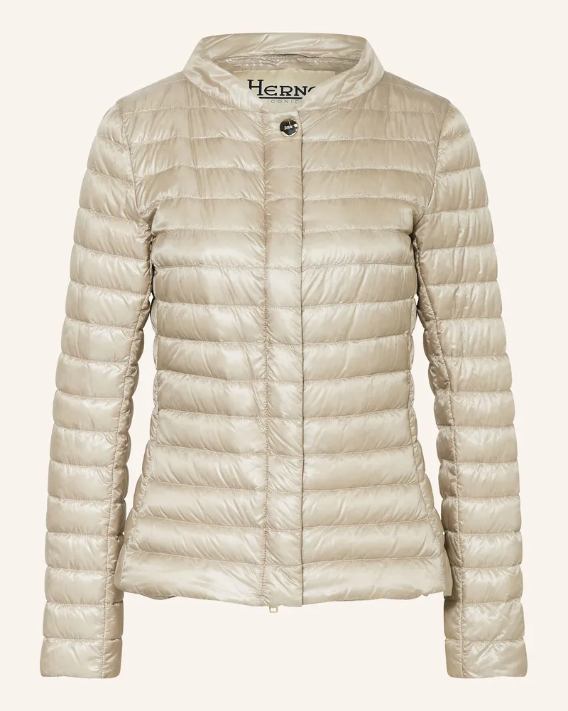 Herno Lightweight-Daunenjacke Beige