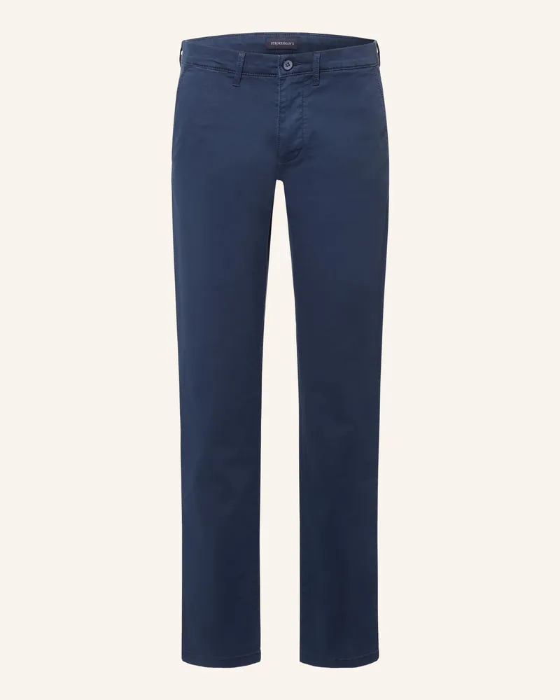 Strokesman's Chino Slim Fit blau Dunkelblau