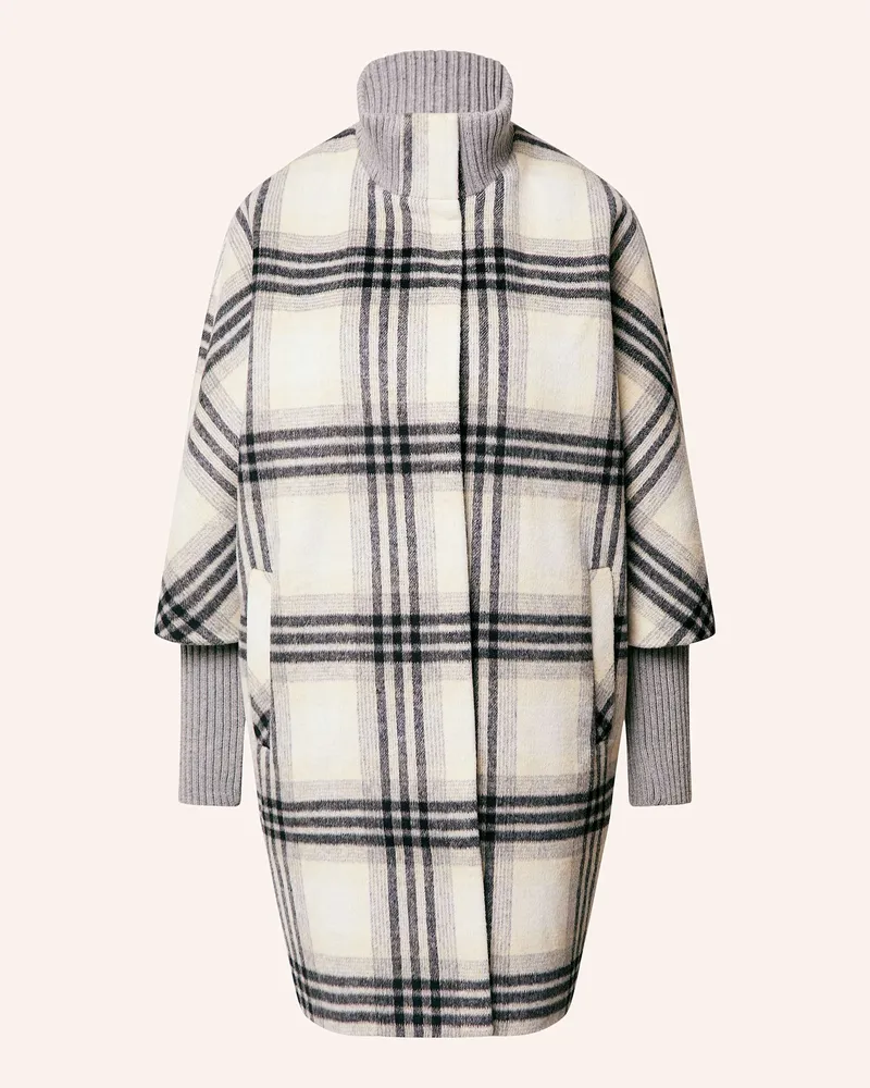 COMMA Mantel grau Schwarz