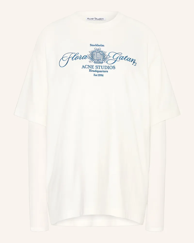 Acne Studios Longsleeve weiss Weiss