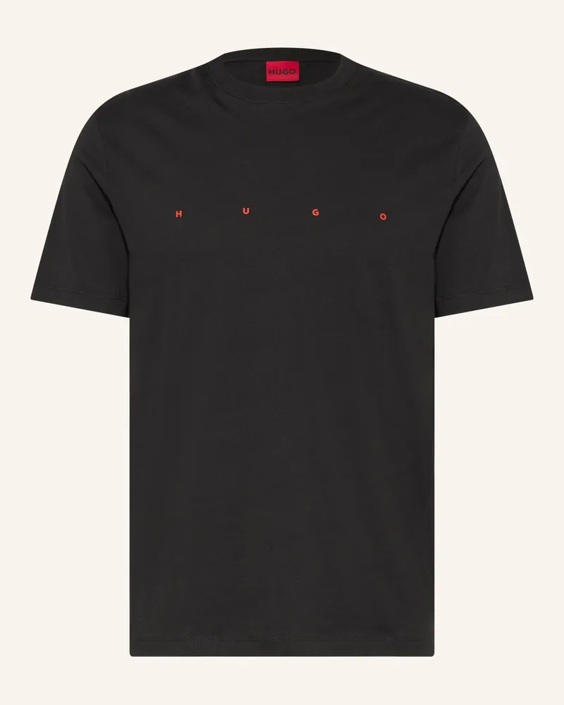 HUGO BOSS T-Shirt Dorosi schwarz Schwarz