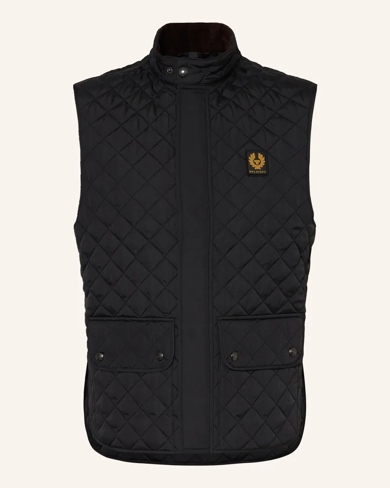 Belstaff Steppweste Icon schwarz Schwarz