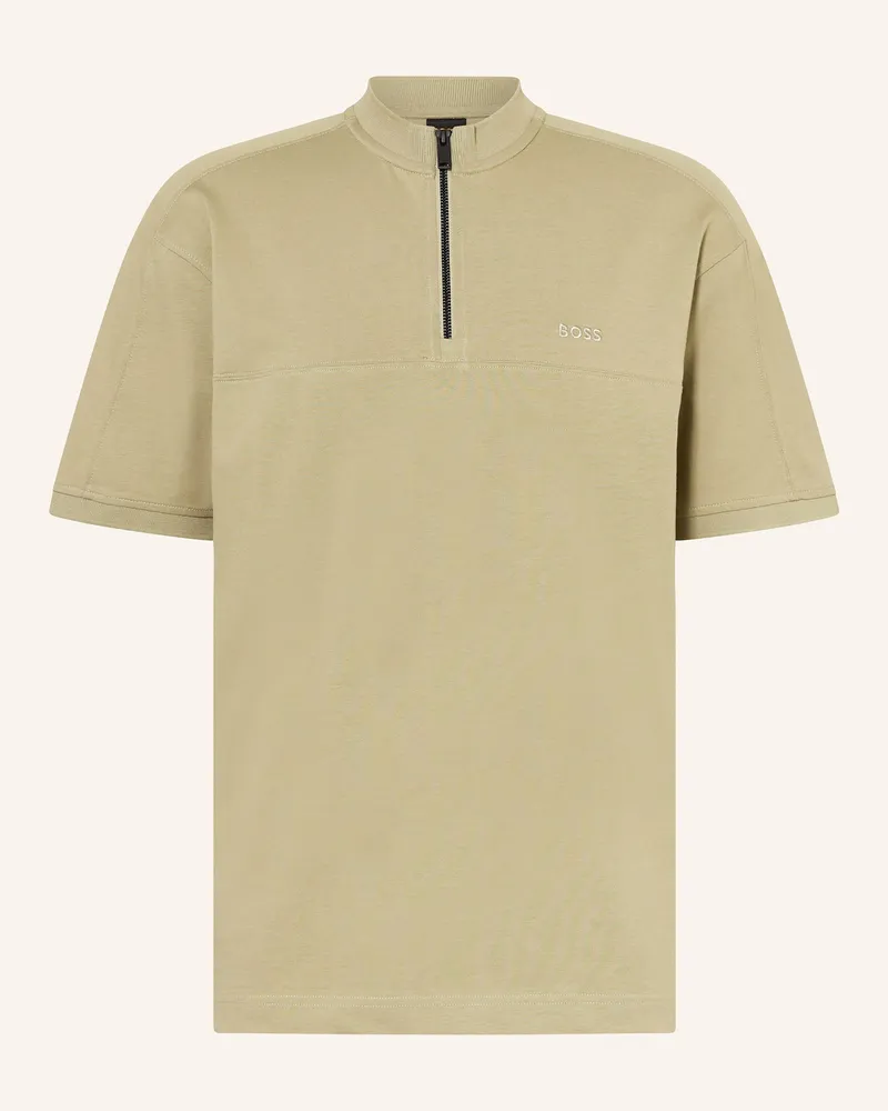HUGO BOSS T-Shirt Pe_Mixed gruen Hellgrün