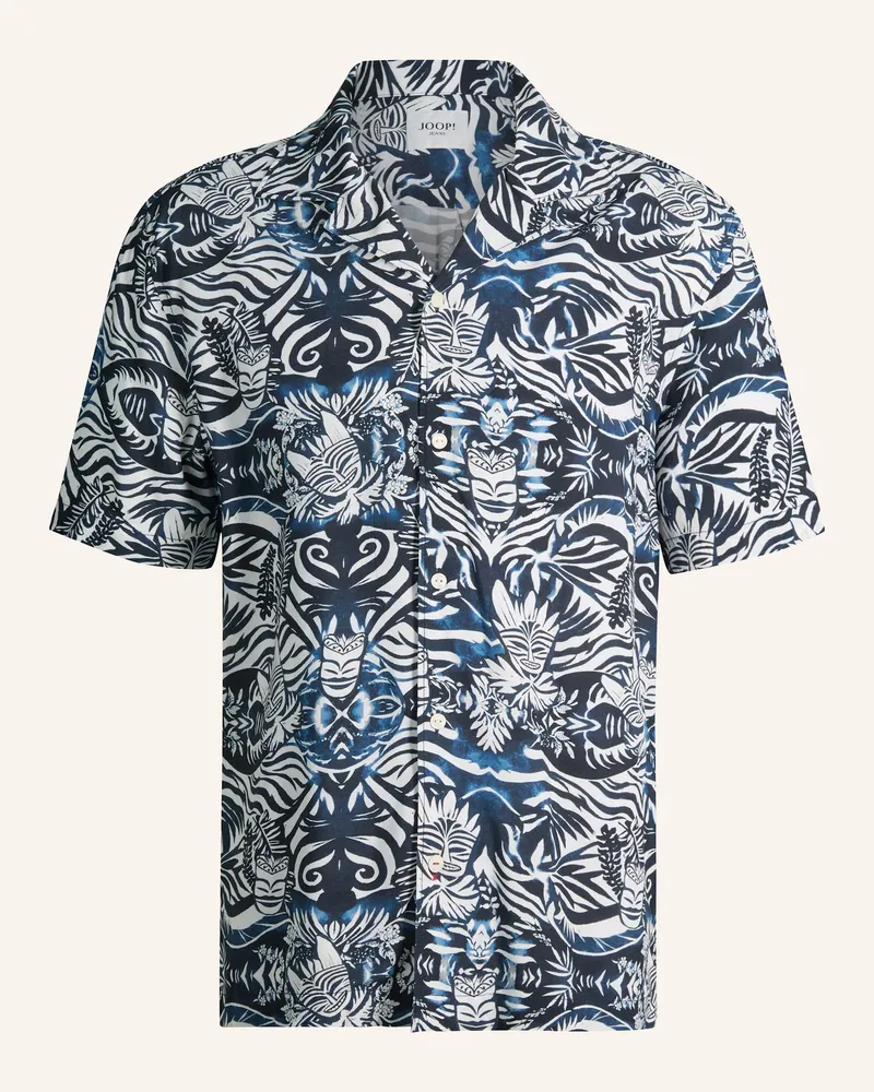 JOOP! Kurzarm-Hemd Regular Fit Blau