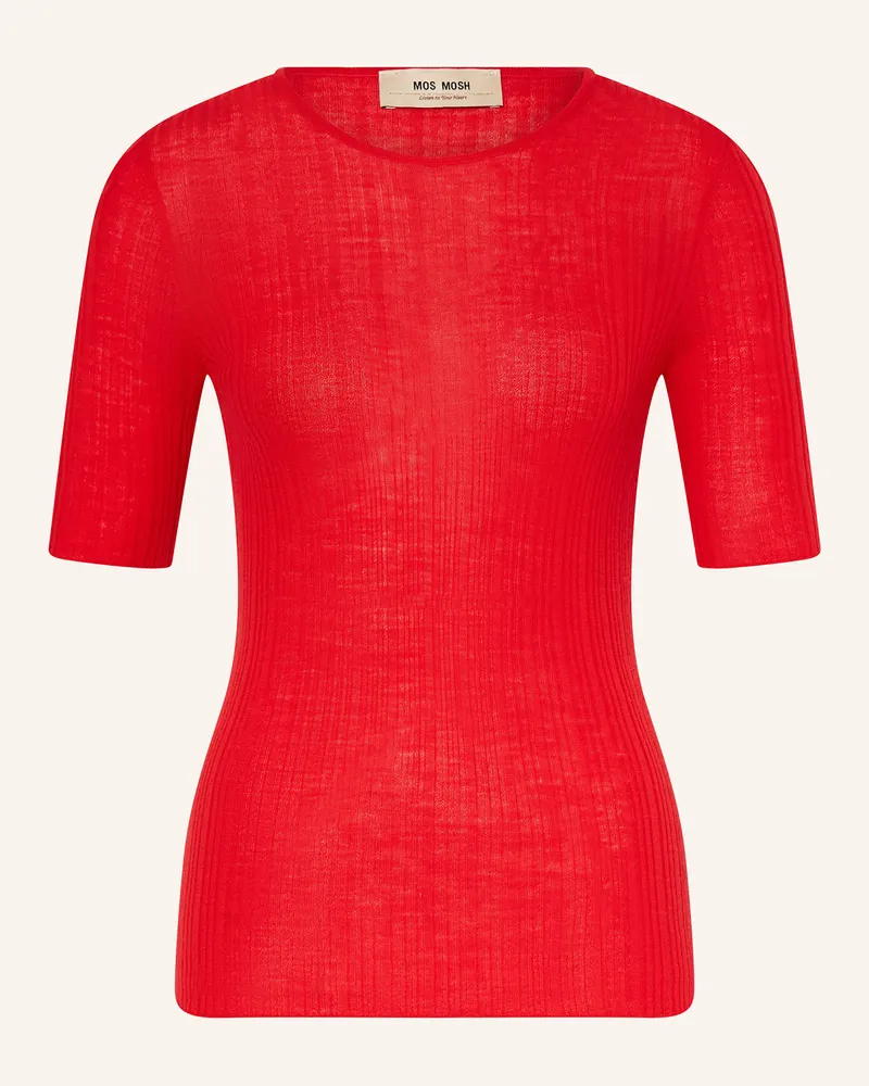 Mos Mosh Strickshirt MMBOUCH aus Cashmere Rot