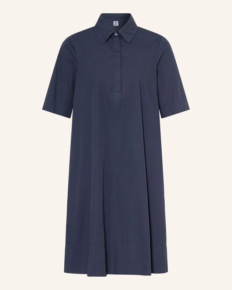 Backstage Hemdblusenkleid Prato blau Dunkelblau