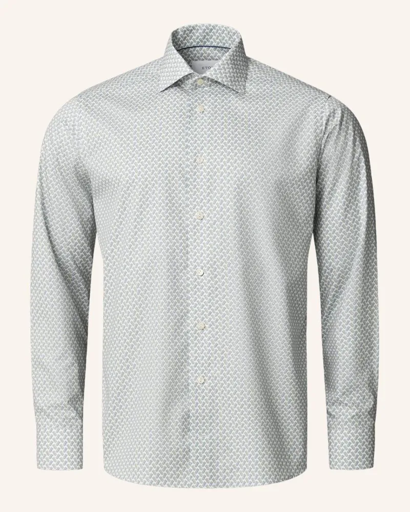 Eton Motiv Signature Twill-Hemd Contemporary Fit Blau