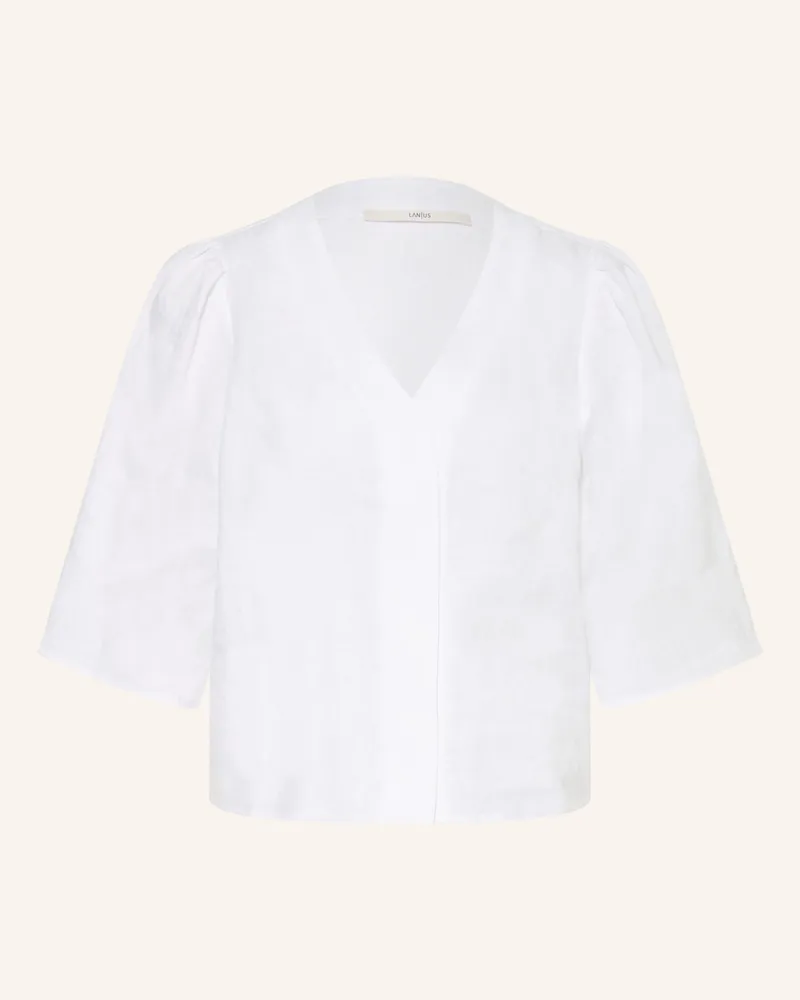 Lanius Blusenshirt Mit 3/4-Arm weiss Weiss