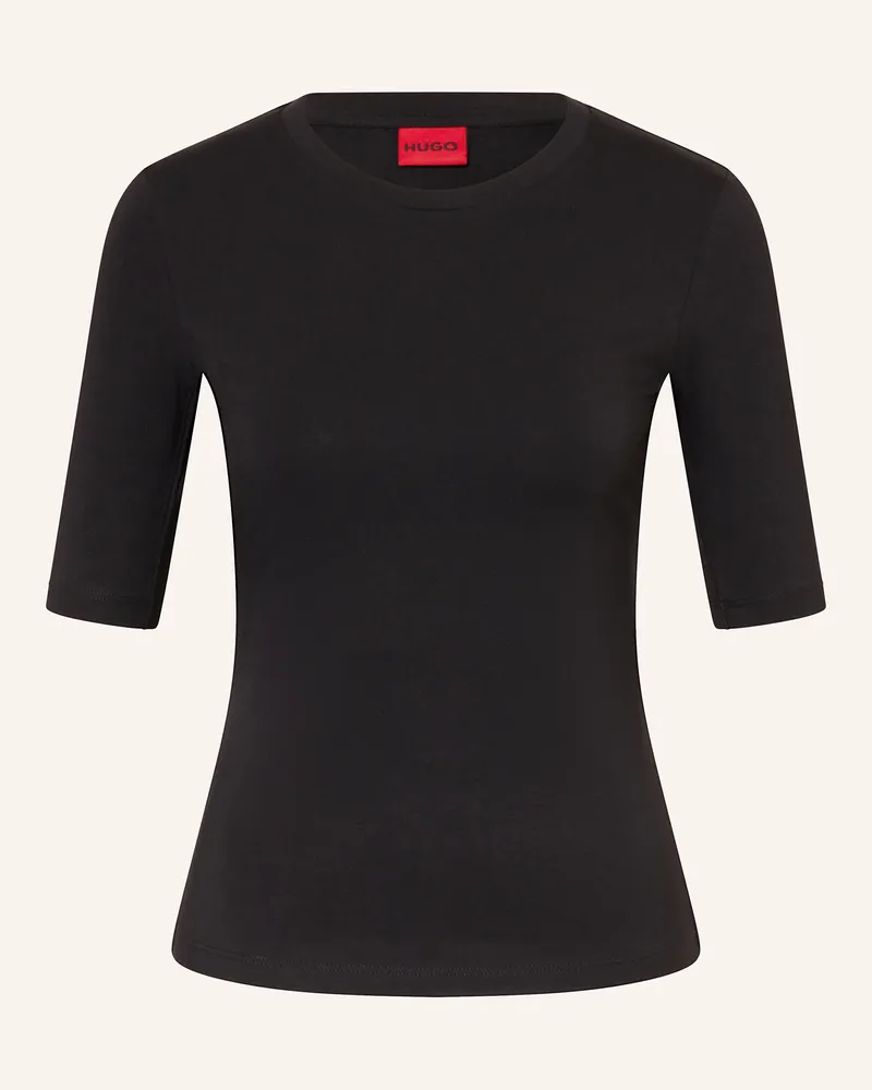 HUGO BOSS T-Shirt Darnelia schwarz Schwarz