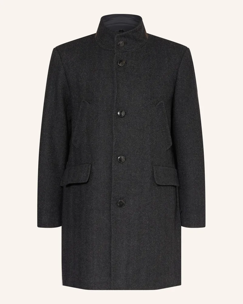 Pierre Cardin Mantel Im Materialmix grau 9929
