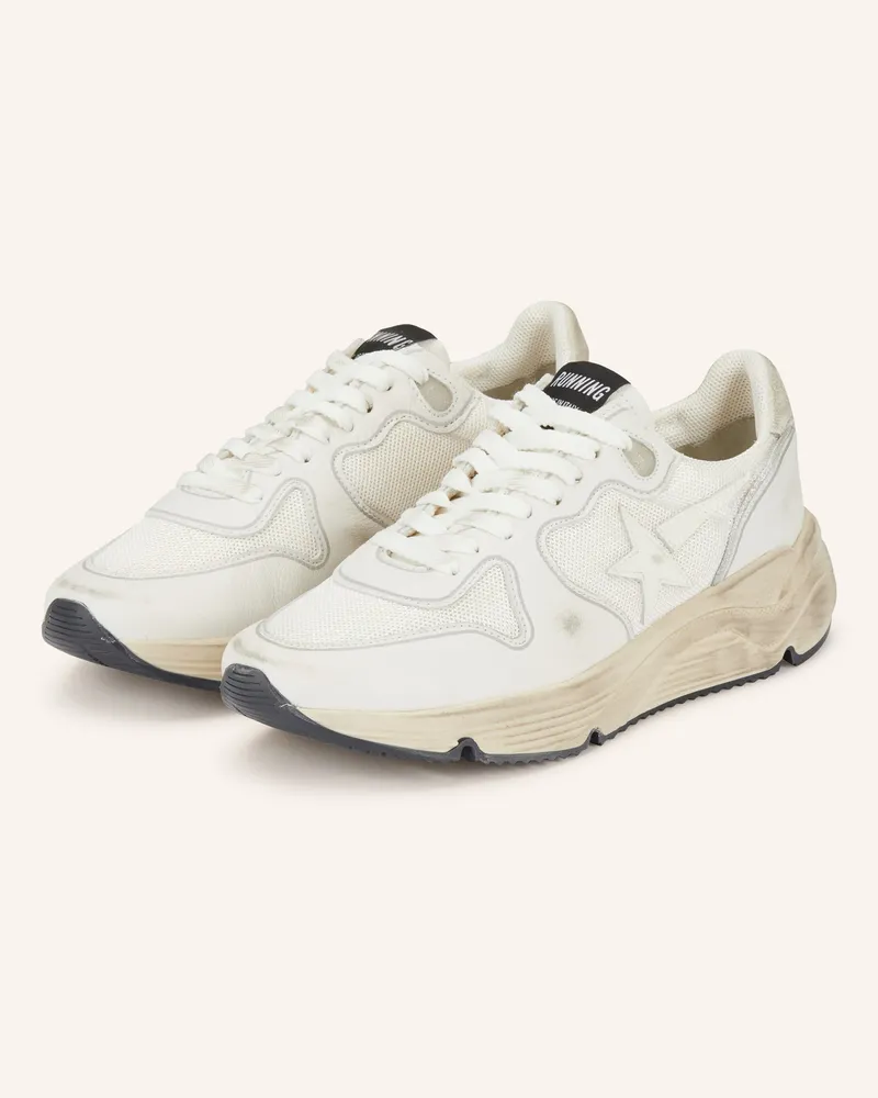 Golden Goose Sneaker Running Sole weiss Weiss