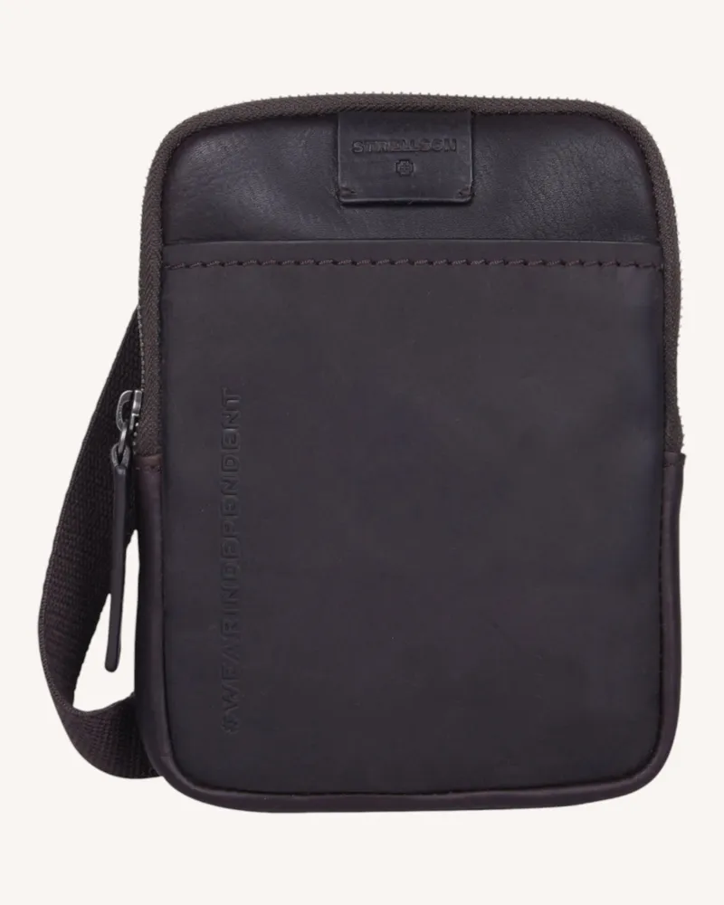 Strellson Schultertasche Brick Lane Brian braun Dunkelbraun