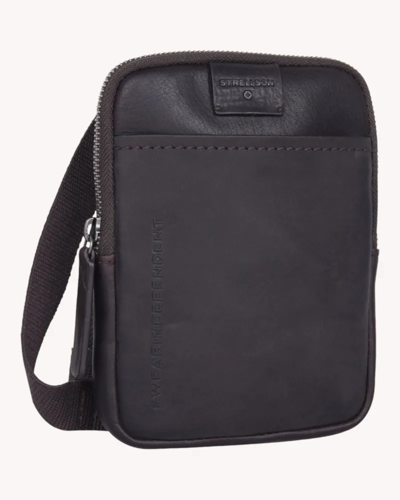 Strellson Schultertasche Brick Lane Brian braun Dunkelbraun