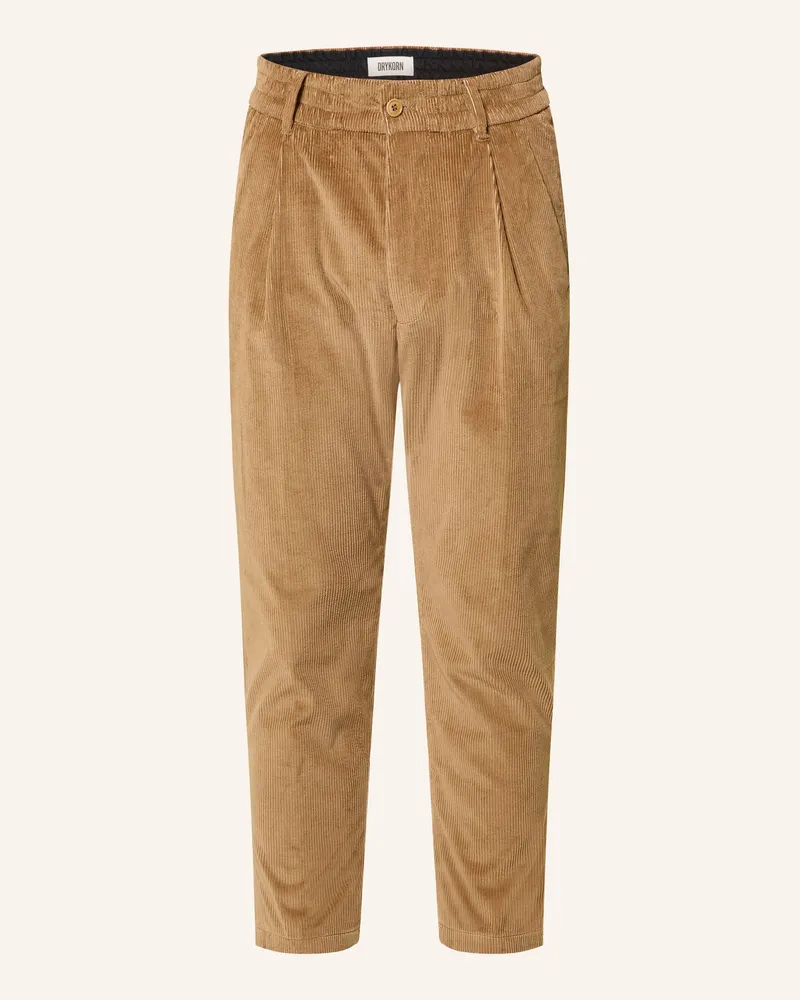 Drykorn Cordchino Chasy Regular Fit beige Cognac