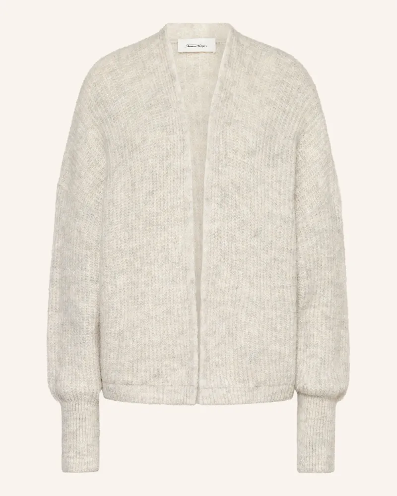 American Vintage Strickhülle East Mit Alpaka weiss Hellgrau