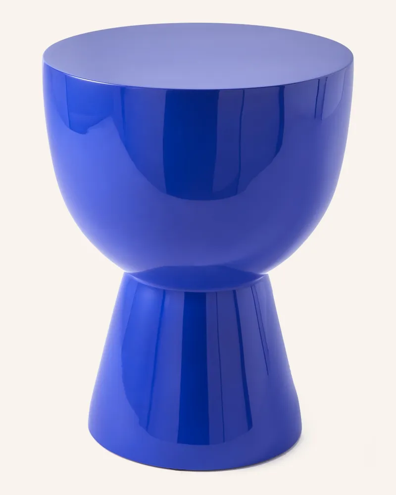 POLSPOTTEN Hocker Tam Tam blau Dunkelblau