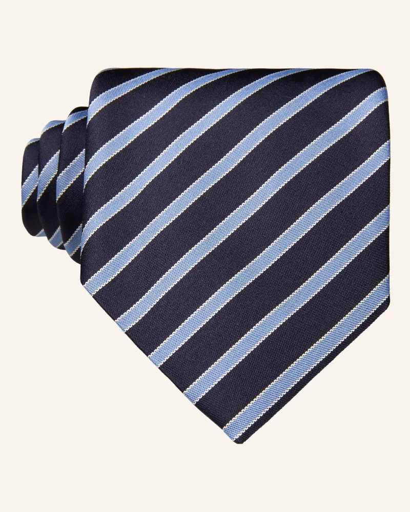 Ermenegildo Zegna Krawatte blau Dunkelblau