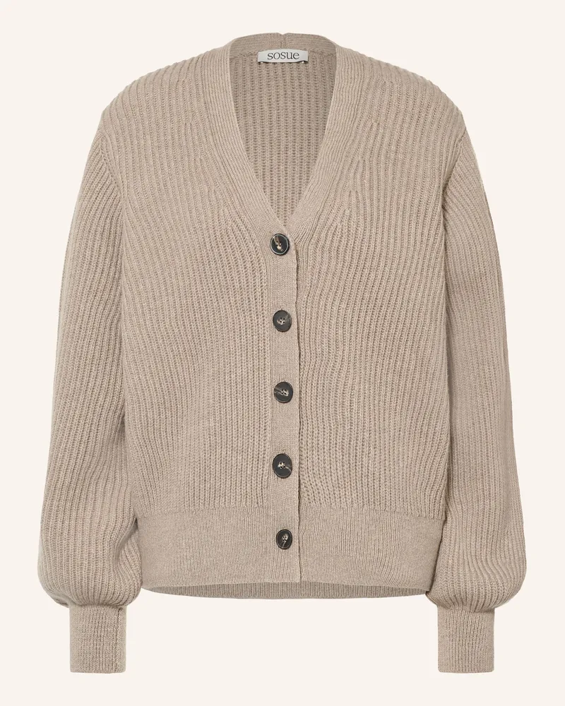SoSUE Strickjacke Antonia beige Beige