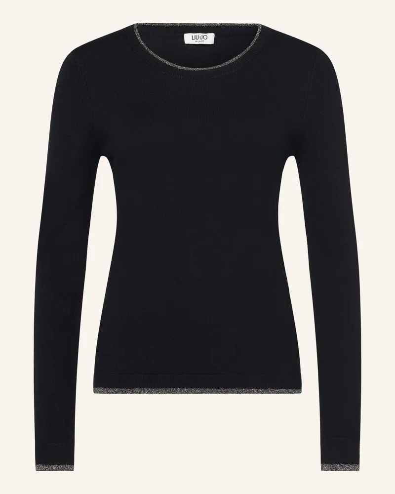 Liu Jo Pullover Mit Glitzergarn schwarz Schwarz