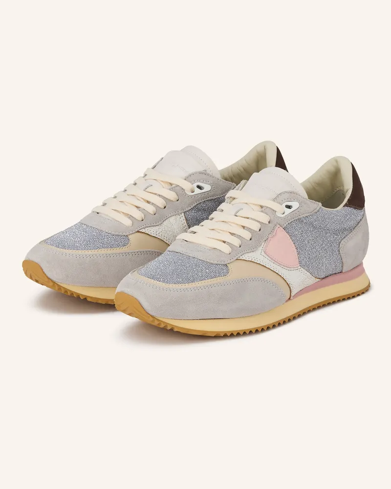Philippe Model Sneaker Blville Low grau Silber