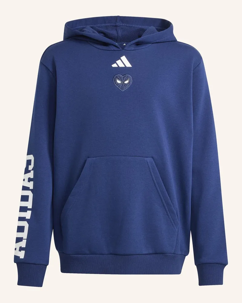 adidas Adidas Marvel Spider-Man Sweatshirt, Kapuze blau Blau