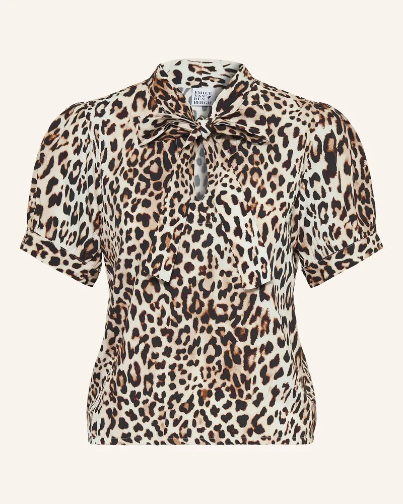 Emily van den Bergh Schluppenbluse Beige