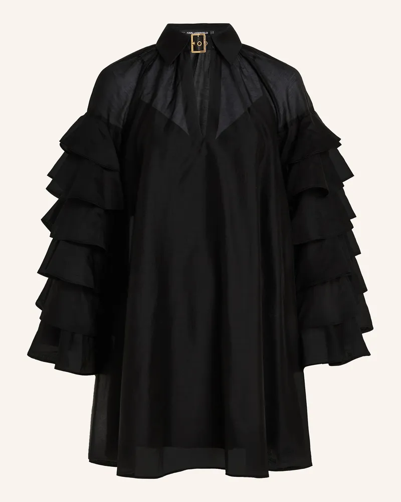 Karl Lagerfeld Kleid schwarz Schwarz