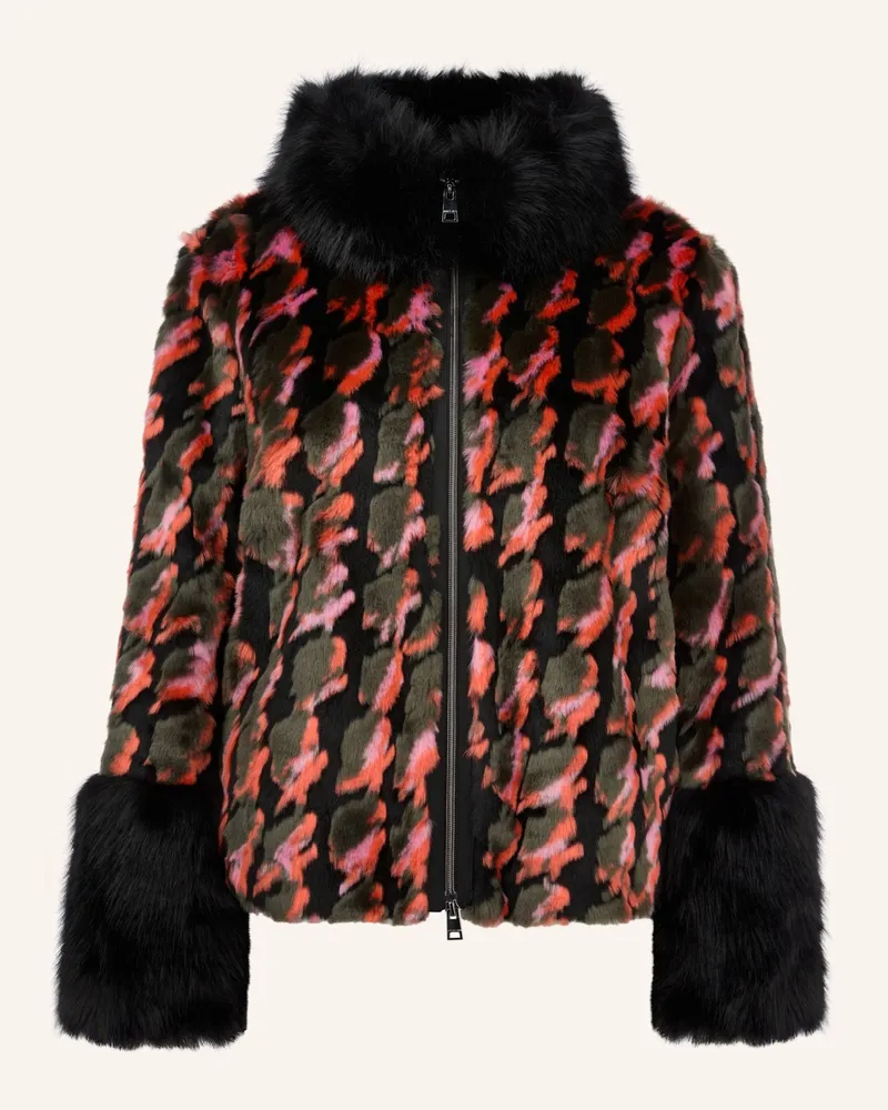 Marc Cain Kunstfell-Jacke orange Orange