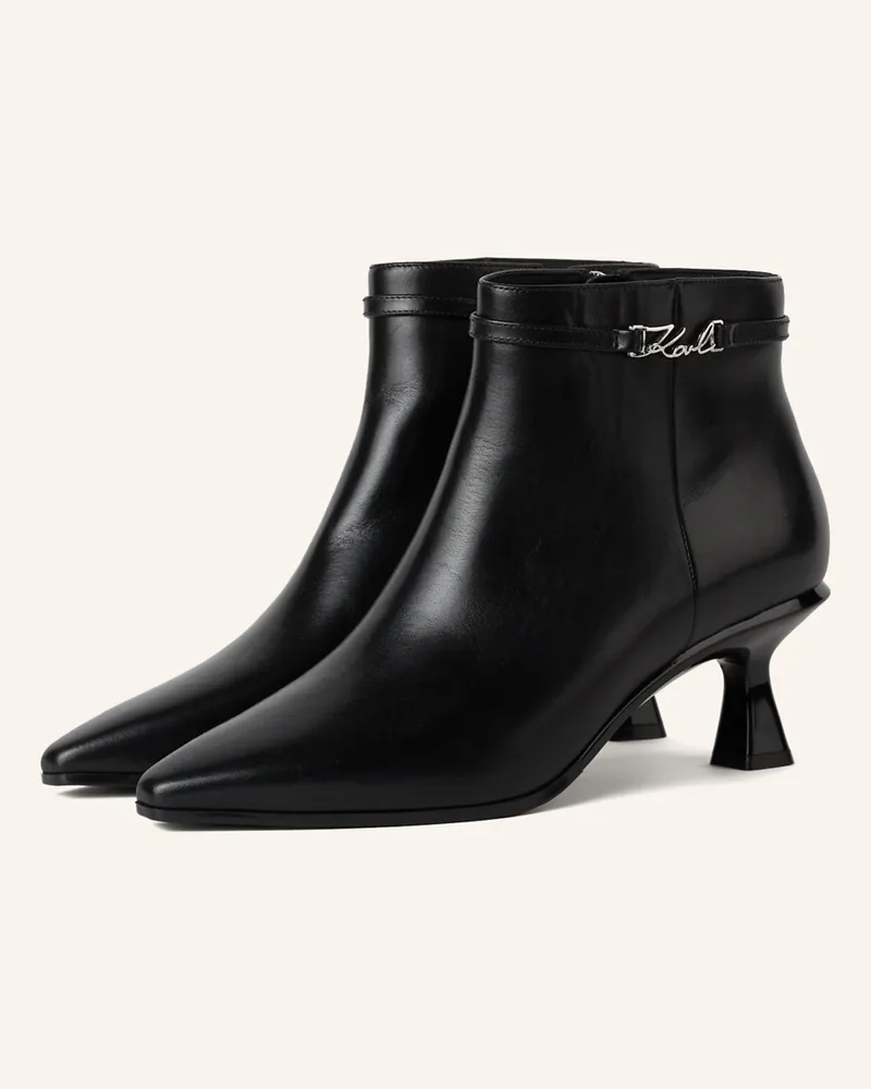 Karl Lagerfeld Stiefel Schwarz