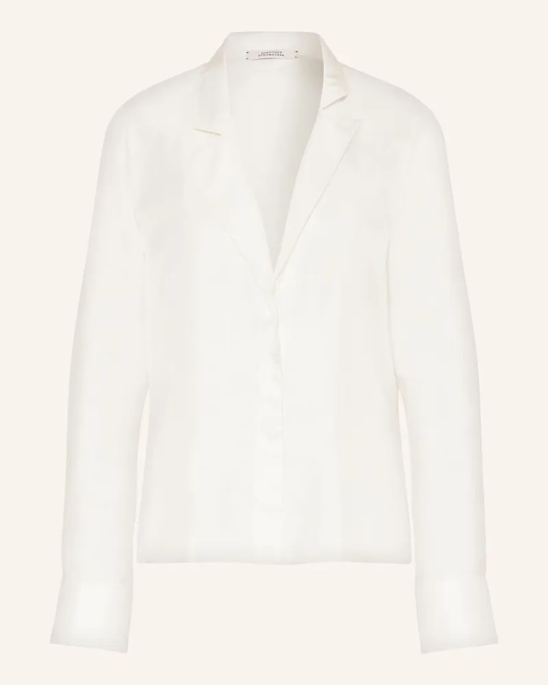 Dorothee Schumacher Seidenbluse TRENCH IT UP II Weiss