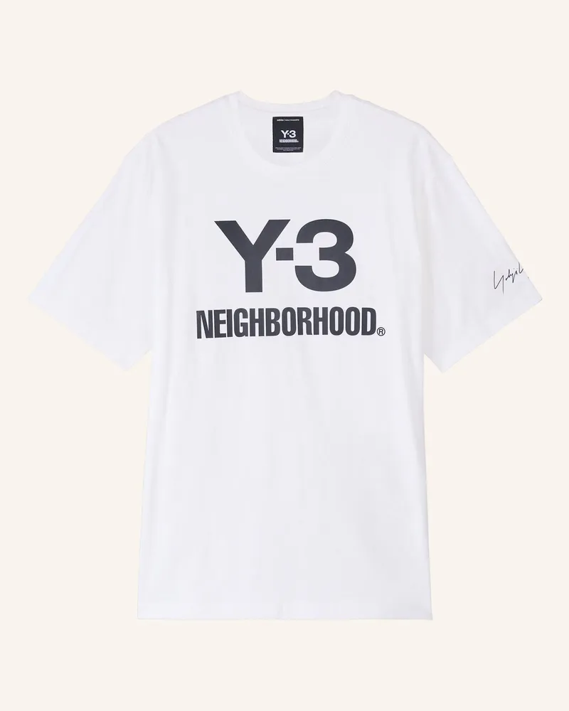 Y-3 Y-3 Nbhd Logo T-Shirt weiss Weiss