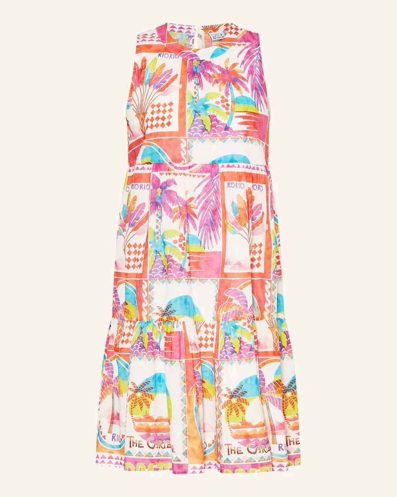 Emily van den Bergh Kleid orange Rosa