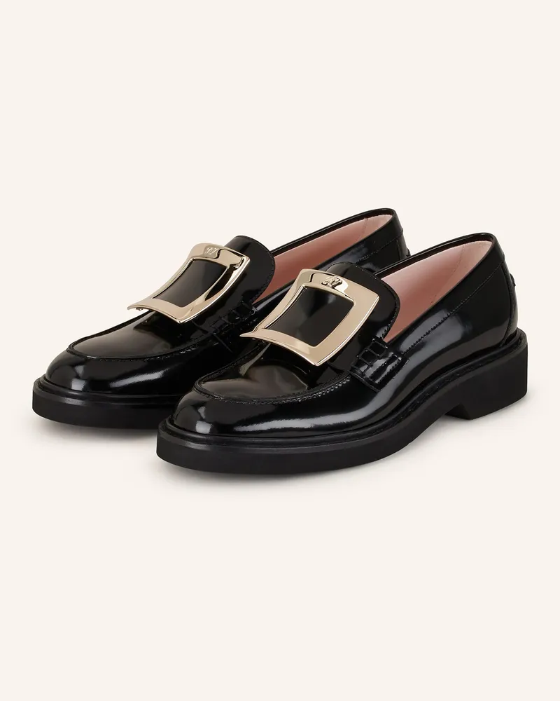 Roger Vivier Loafer Viv Rangers schwarz Schwarz