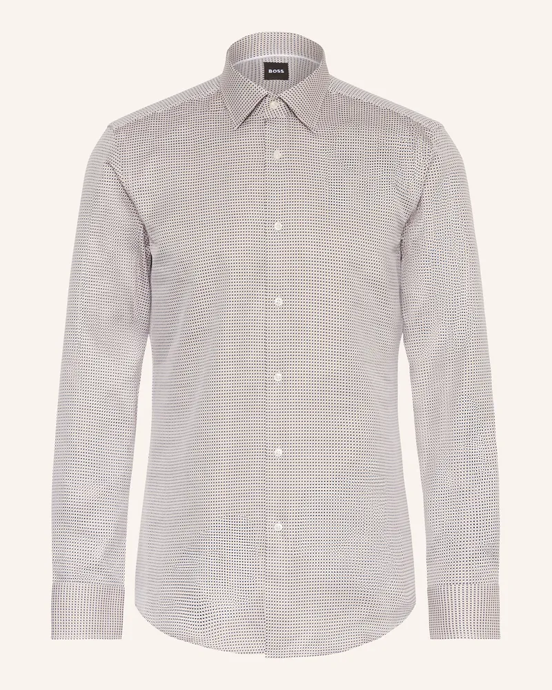 HUGO BOSS Hemd HANK Slim Fit Beige