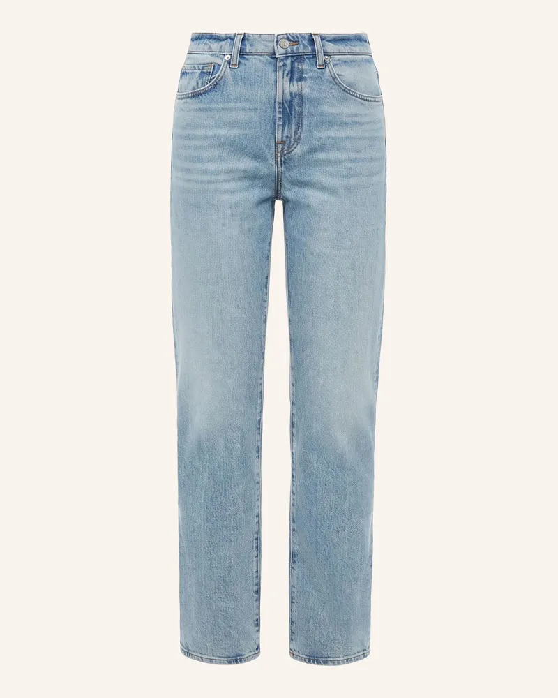 7 for all mankind Straight Jeans Tess Trouser blau Light
