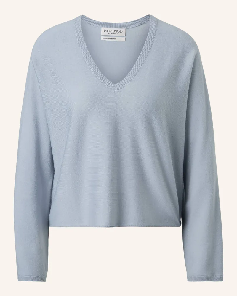 Marc O'Polo V-Neck-Pullover grau Grau