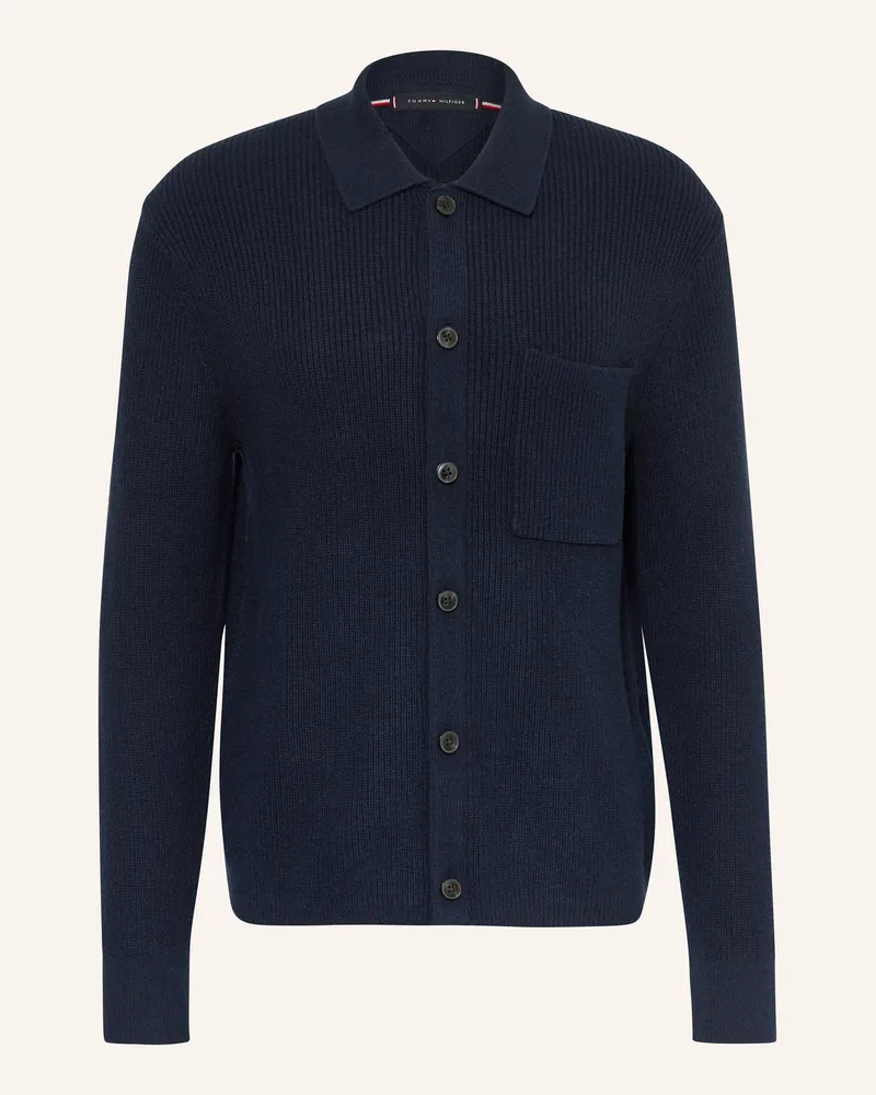 Tommy Hilfiger Strickjacke Dunkelblau