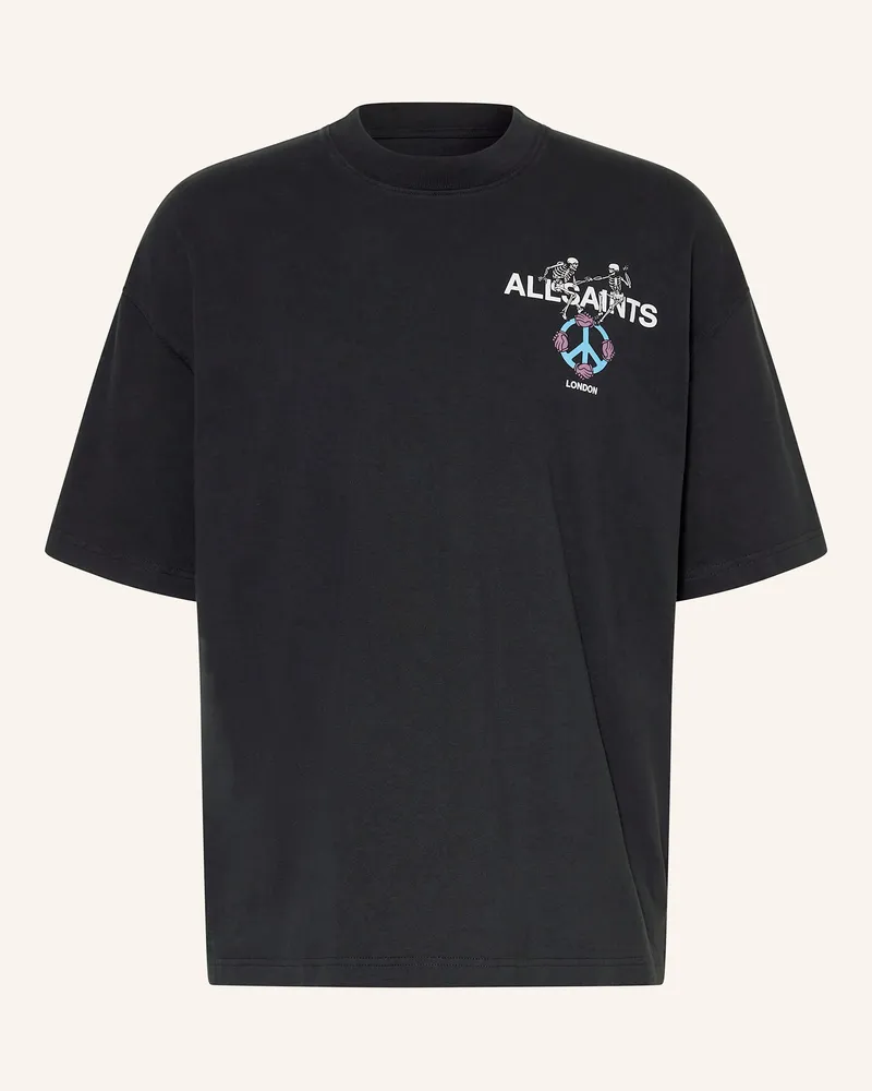 AllSaints T-Shirt REINCARNATE Schwarz