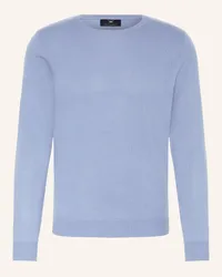 Strokesman's Cashmere-Pullover Blau