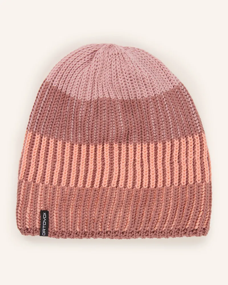 Ortovox Mütze Deep Knit Aus Merinowolle pink Altrosa