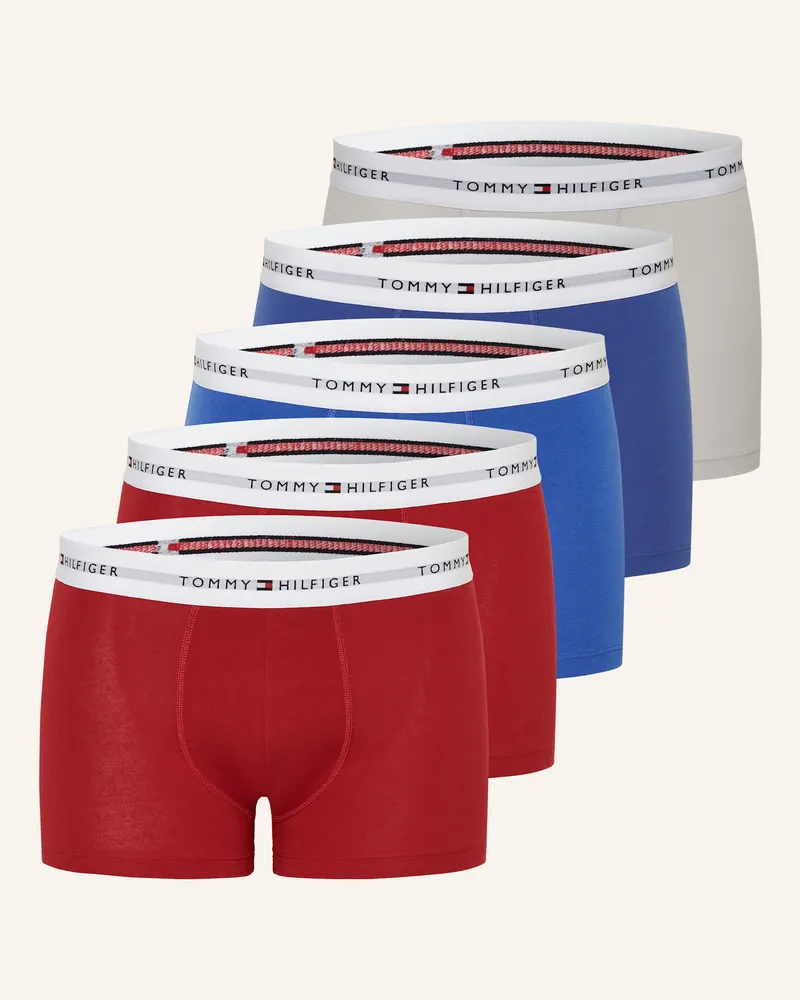 Tommy Hilfiger 5er-Pack Boxershorts Rot