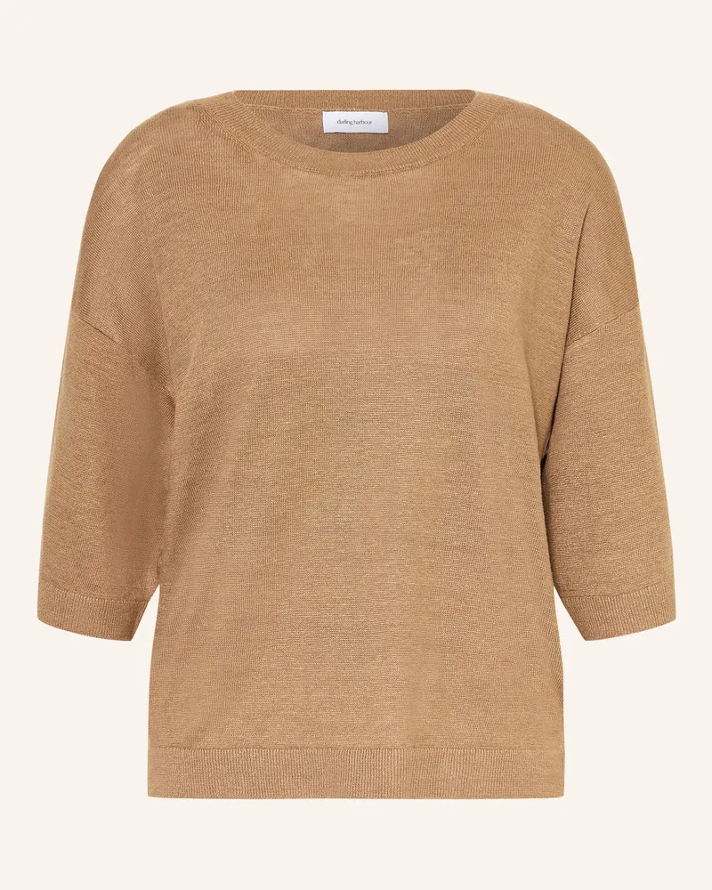 Darling Harbour Strickshirt braun Cappuccino