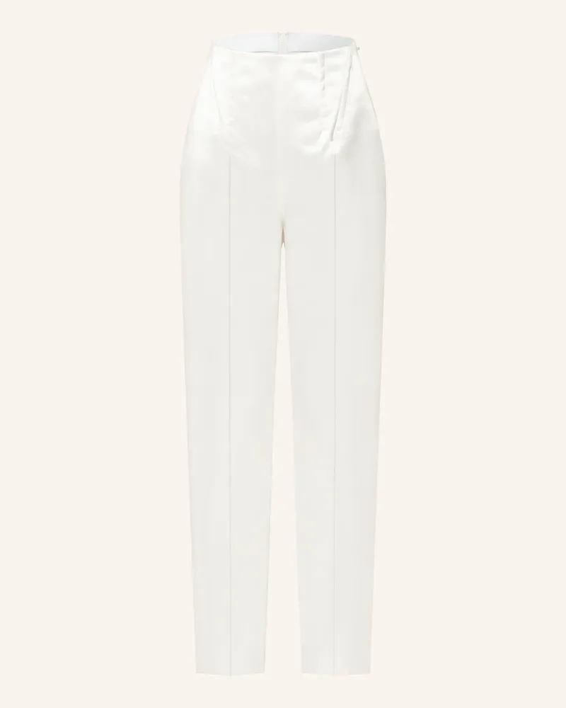 SPORTMAX Satinhose NETTO Weiss